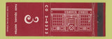 Matchbook Cover - Number Three Boston MA
