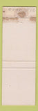 Matchbook Cover - Number Three Boston MA