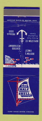 Matchbook Cover - The Half Shell Boston MA WEAR