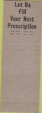Matchbook Cover - North Side Drugs Lansing MI