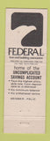 Matchbook Cover - Federal Loan and Building Association Portland ME