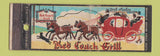 Matchbook Cover - Red Coach Grill Boston Saugus Wayland Hingam MA