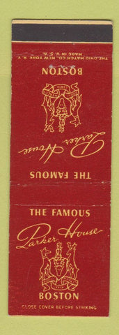 Matchbook Cover - Parker House Boston MA