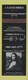 Matchbook Cover - La Modonnina Restaurant Woodbridge ON Mona Lisa