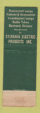 Matchbook Cover - Sylvania Electric Products Sylvania Club WEAR