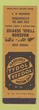 Matchbook Cover - Macedon Tydol Veedol oil gas Macedon NY