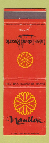 Matchbook Cover - Inter Island Resorts Nauiloa Hilo Bay Hawaii