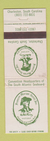 Matchbook Cover - Francis Marion Hotel Charleston SC