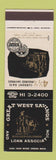 Matchbook Cover - Great West Savings Boulder Colorado