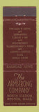 Matchbook Cover - Armstrong Railroad News Boston MA