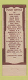 Matchbook Cover - Armstrong Railroad News Boston MA