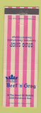 Matchbook Cover - Beef n Grog Restaurant Waikiki Hawaii