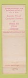 Matchbook Cover - Beef n Grog Restaurant Waikiki Hawaii