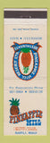 Matchbook Cover - Pineapple Hill Resort Honolulu Maui Napili Hawaii