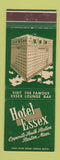 Matchbook Cover - Hotel Essex Boston MA