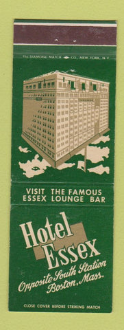 Matchbook Cover - Hotel Essex Boston MA