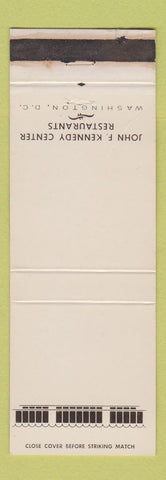 Matchbook Cover - John F Kennedy Center Restaurants Washington DC WEAR