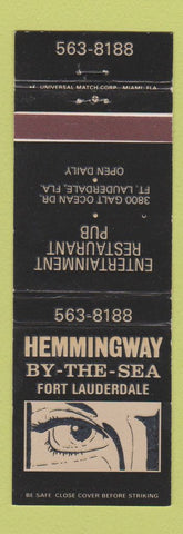 Matchbook Cover - Hemmingway by the Sea Fort Lauderdale FL