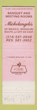 Matchbook Cover - Michelangelo's Restaurant Mexico MO