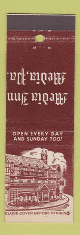 Matchbook Cover - Media Inn Media PA