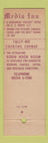 Matchbook Cover - Media Inn Media PA