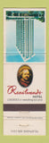 Matchbook Cover - Rembrandt Hotel Vancouver BC