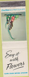 Matchbook Cover - Say It with Flowers Lion True Color