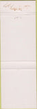 Matchbook Cover - Say It with Flowers Lion True Color