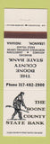 Matchbook Cover - Boone County State Bank Lebanon IN