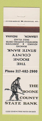 Matchbook Cover - Boone County State Bank Lebanon IN