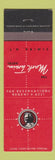 Matchbook Cover - Mark Twain Hotel Elmira NY