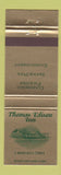 Matchbook Cover - Thomas Edison Inn Port Huron MI