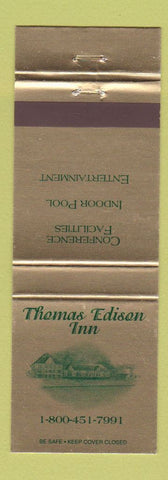 Matchbook Cover - Thomas Edison Inn Port Huron MI