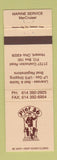 Matchbook Cover - Pier 36 Marine Service Howard OH