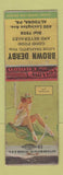Matchbook Cover - Brown Derby Altoona PA pinup WORN