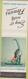 Matchbook Cover - Say It with Flowers Lion True Color