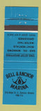 Matchbook Cover - Bell and Anchor Marina Kenora ON WORN