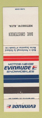 Matchbook Cover - Evinrude Boat Motors Metiskow AB