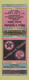 Matchbook Cover - Dikkers Burkholder Texaco oil gas Freeport IL WORN