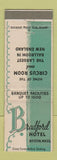 Matchbook Cover - Bradford Hotel Boston MA