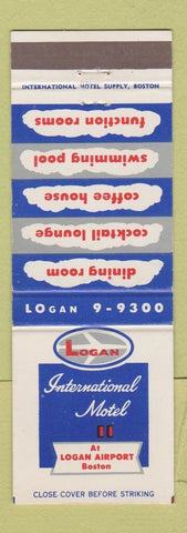 Matchbook Cover - Logan International Motel Boston MA