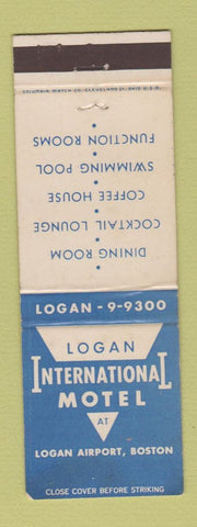 Matchbook Cover - Logan International Motel Boston MA