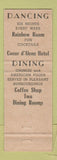 Matchbook Cover - Coeur D'Alene Hotel Spokane WA Donkey Room WEAR