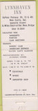 Matchbook Cover - Lynnhaven Inn New Castle DE