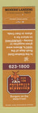 Matchbook Cover - Grubstake Restaurant Miner's Landing