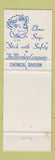 Matchbook Cover - Borden Company Chemical 1957