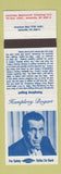 Matchbook Cover - American Match Club Asheville NC Humphrey Bogart
