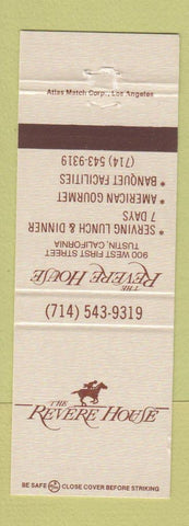 Matchbook Cover - Paul Revere House Tustin CA
