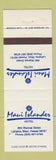 Matchbook Cover - Maui Islander Hotel Lahaina Maui Hawaii