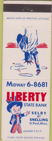 Matchbook Cover - Liberty State Bank St Paul MN